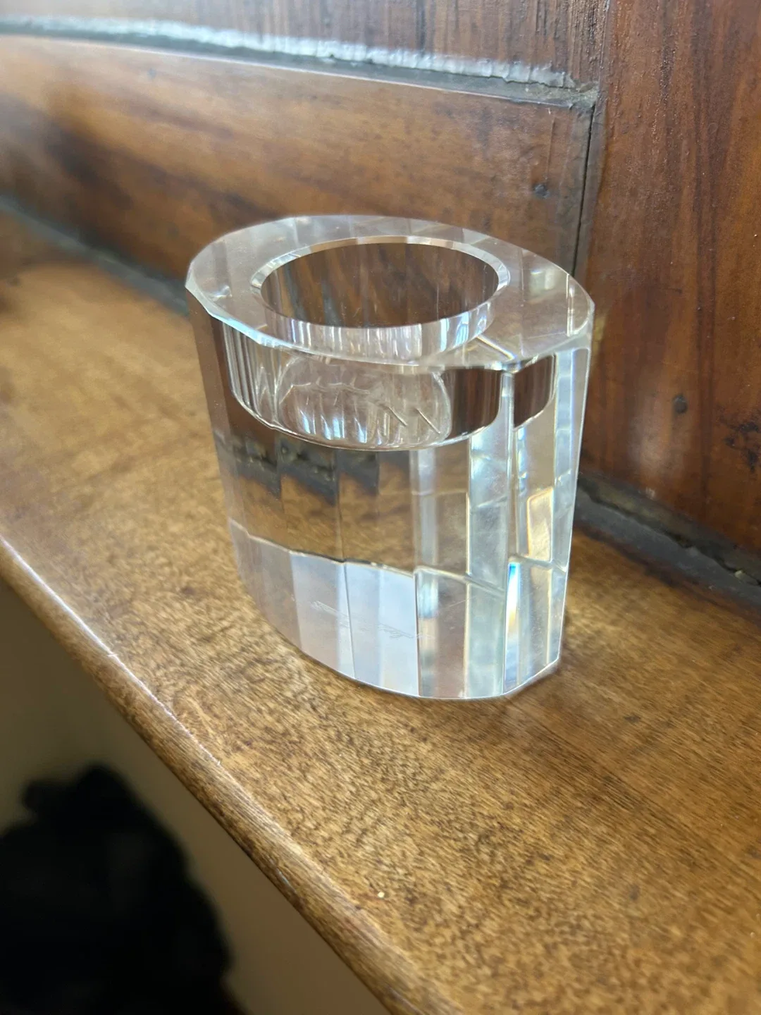 $22 Vintage Rosenthal candle holder crystal MCM tea light image indicator(5)