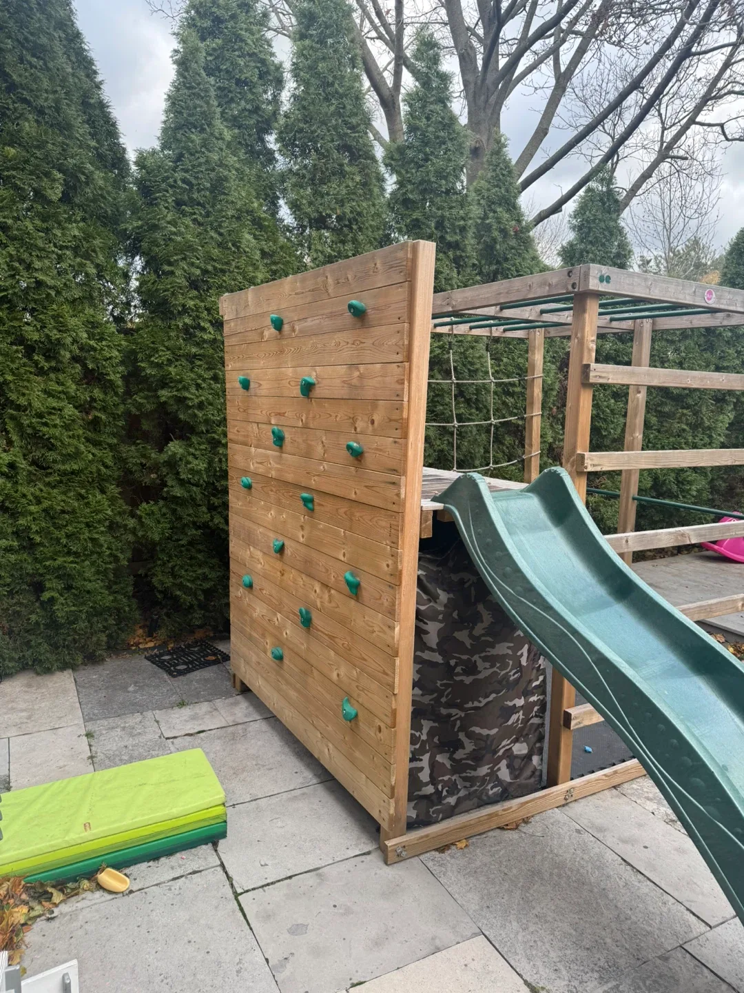 Plum Wooden Climbing Cube Play Centre