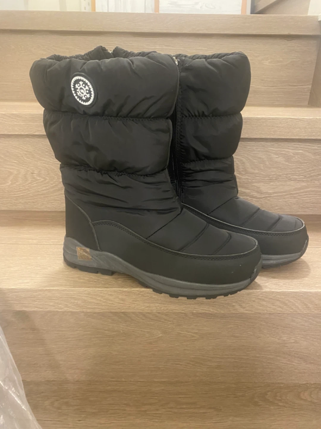 Black Winter Snow Boots - photo 5