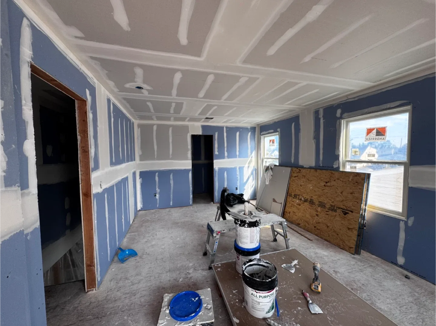 Drywall spackle paint image indicator(2)