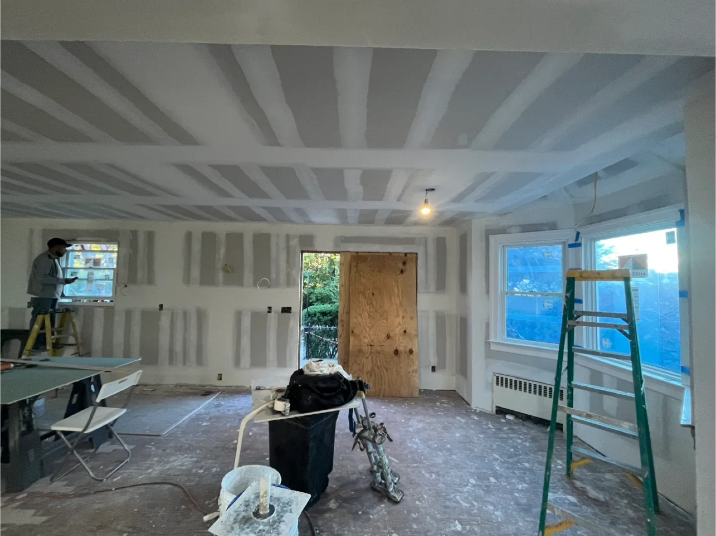 Drywall spackle paint image indicator(10)