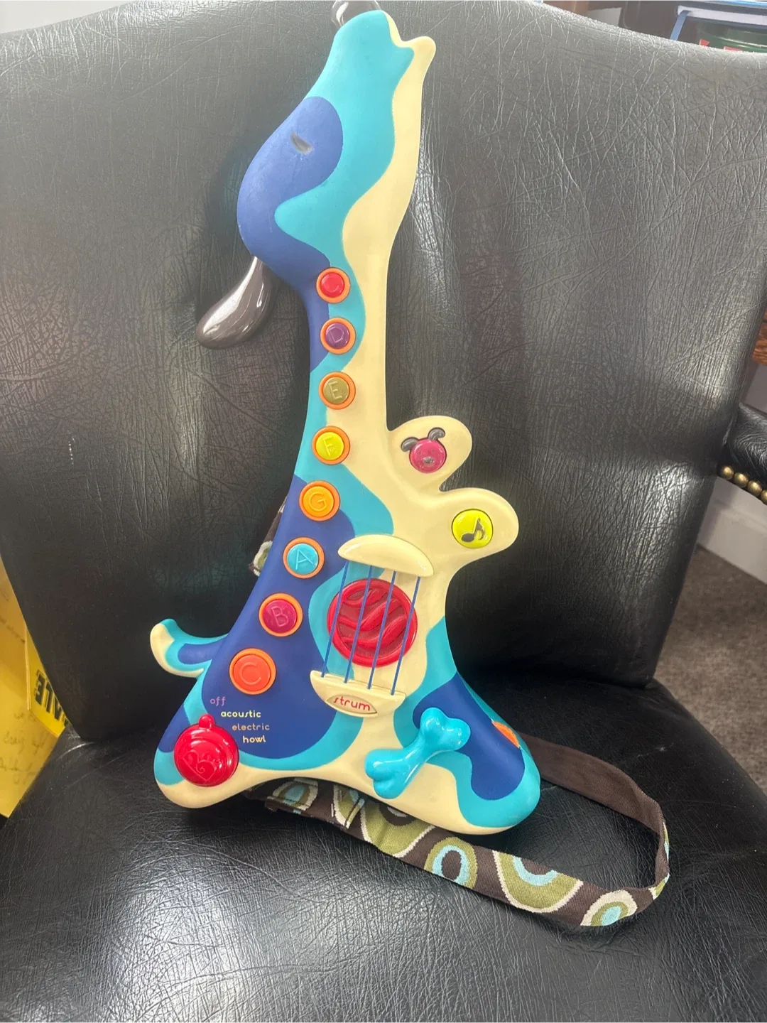 #Cleanout B. Toys Woofer Guitar - Kids Musical Toy