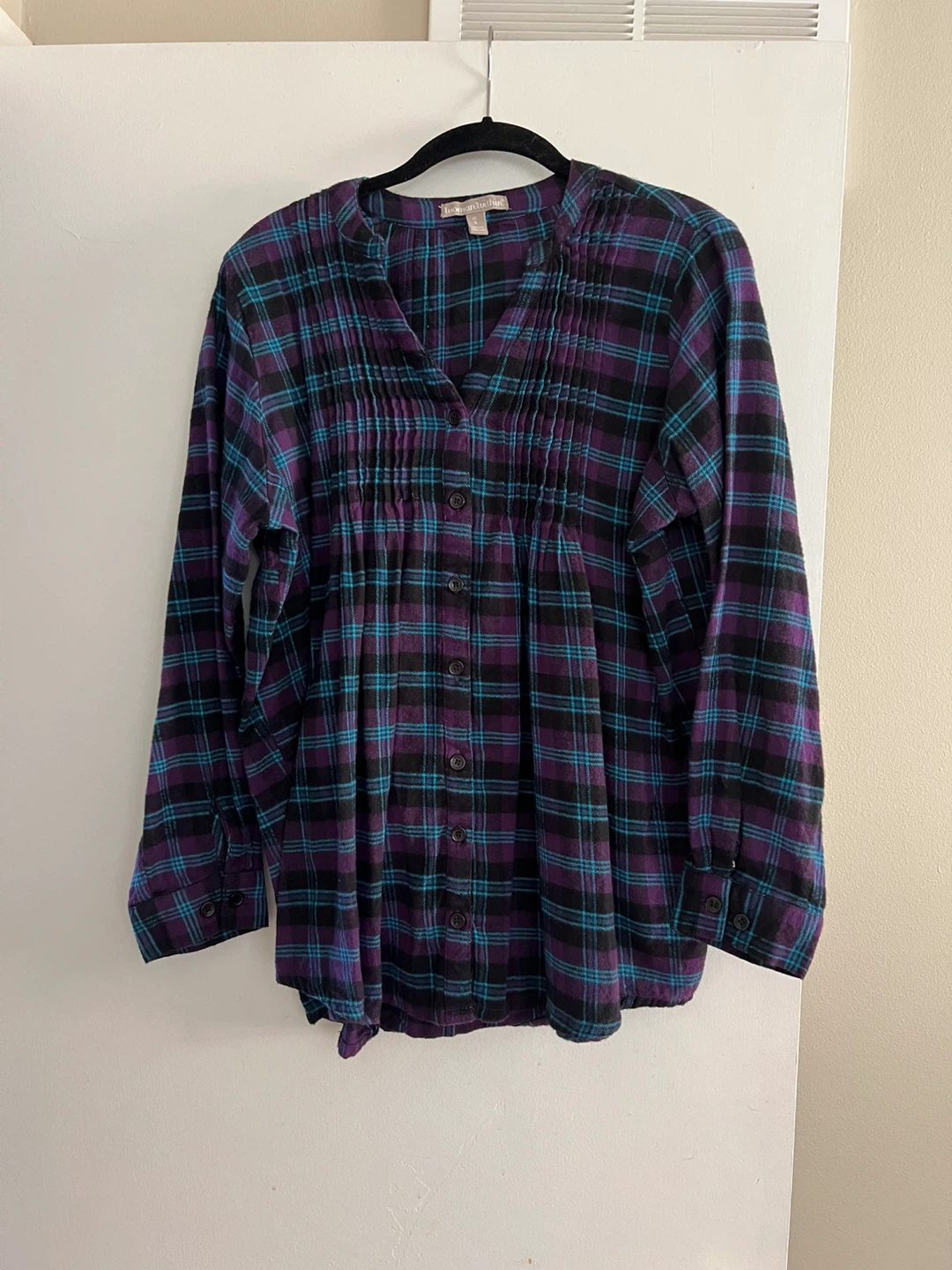 New Button Down Flannel Shirt with Beautiful Colors. #Cleanout
