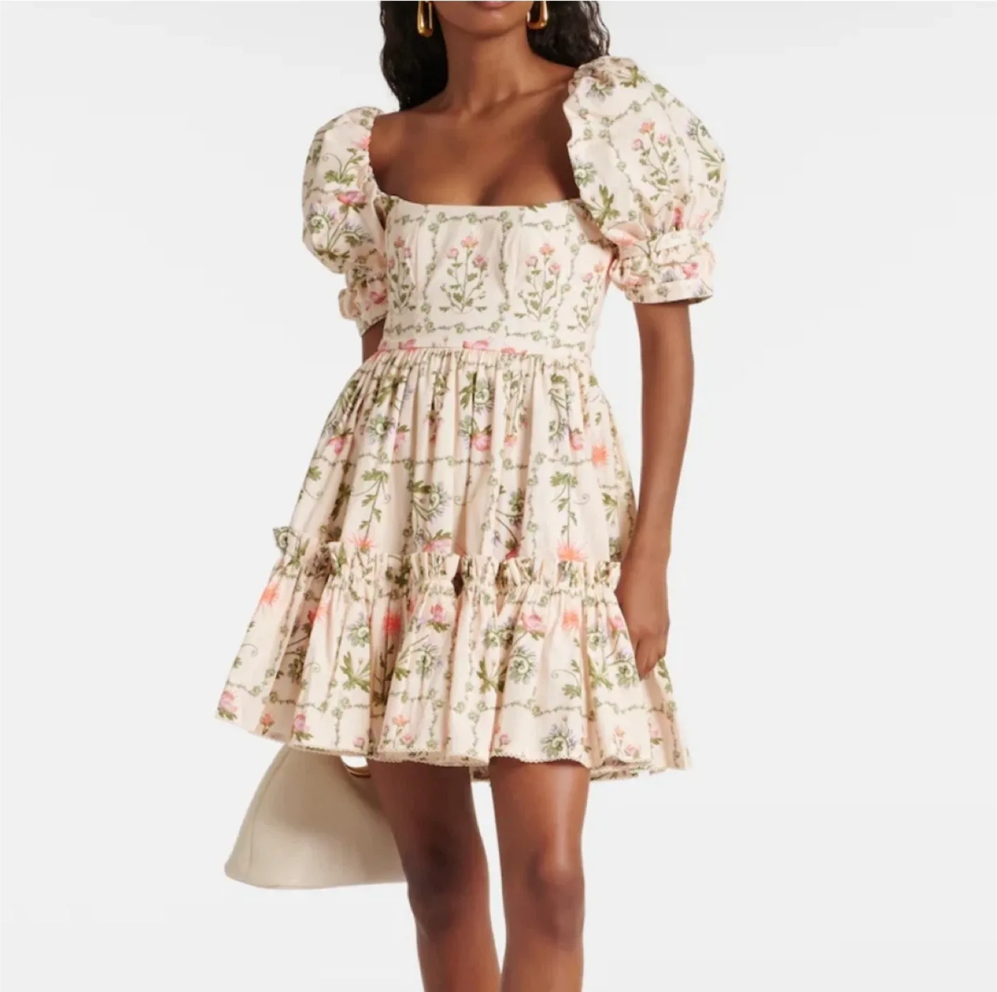 [NWT] AGUA by Agua Bendita Alaria Oasis Midi Dress L image indicator(3)