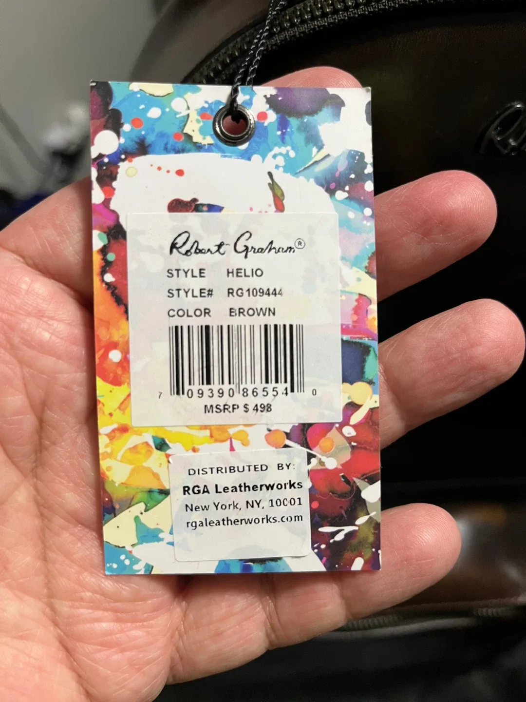 Robert Graham luxury Leather Backpack & Duffle Bag Set image indicator(6)