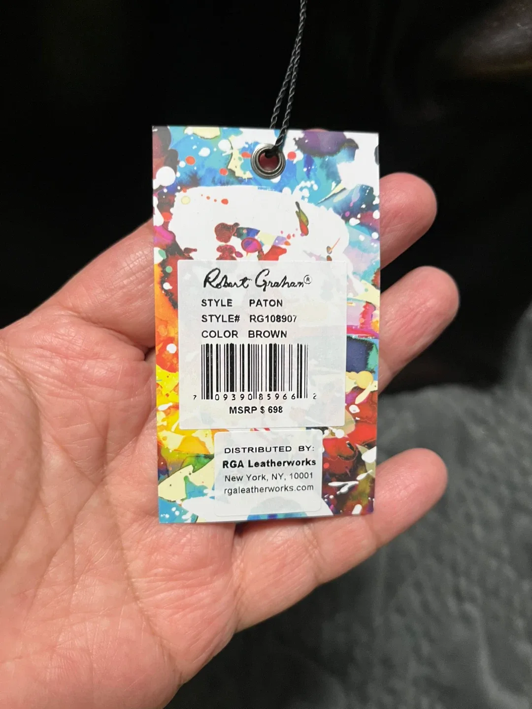 Robert Graham luxury Leather Backpack & Duffle Bag Set image indicator(7)