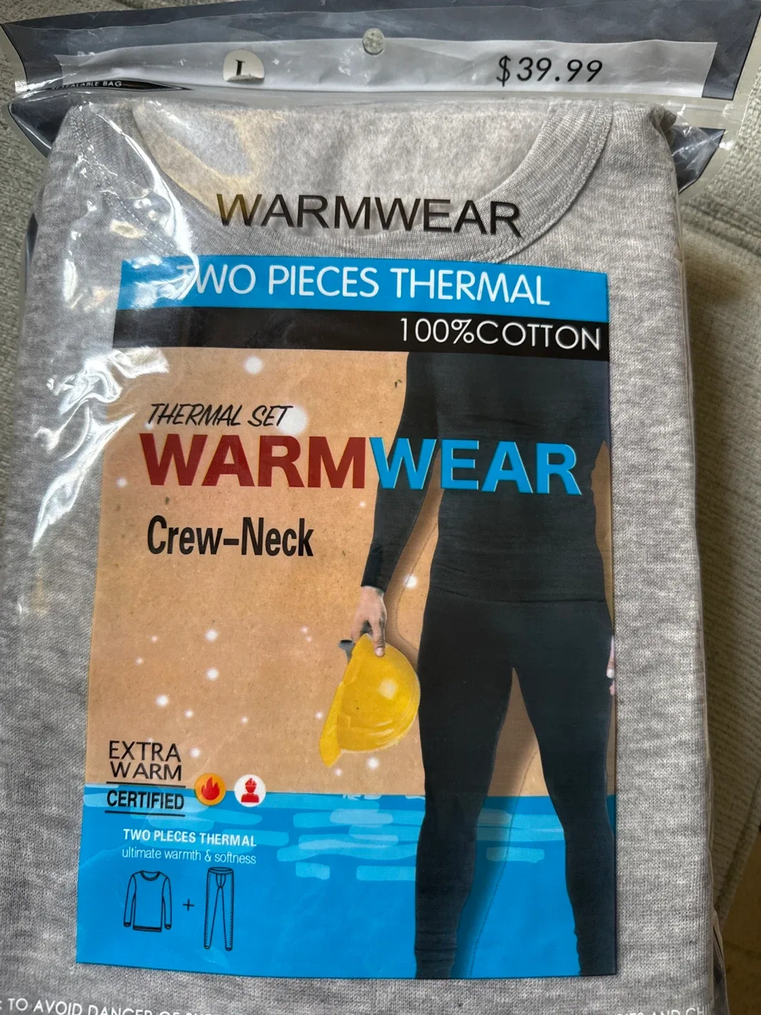 #cleanout WARMWEAR Men's Thermal set