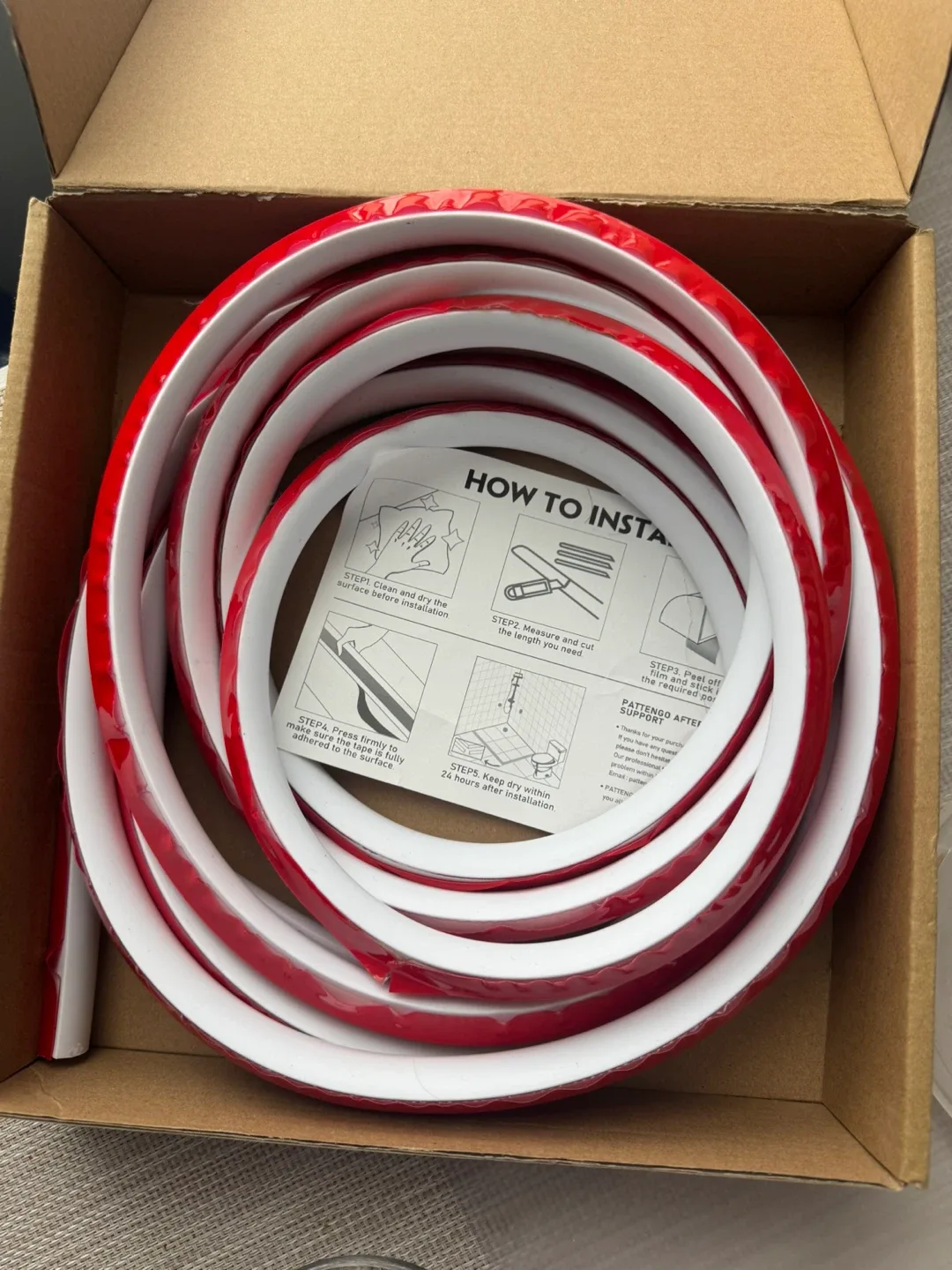 NEW - Waterproof Wall Self Adhesive Round Molding image indicator(2)