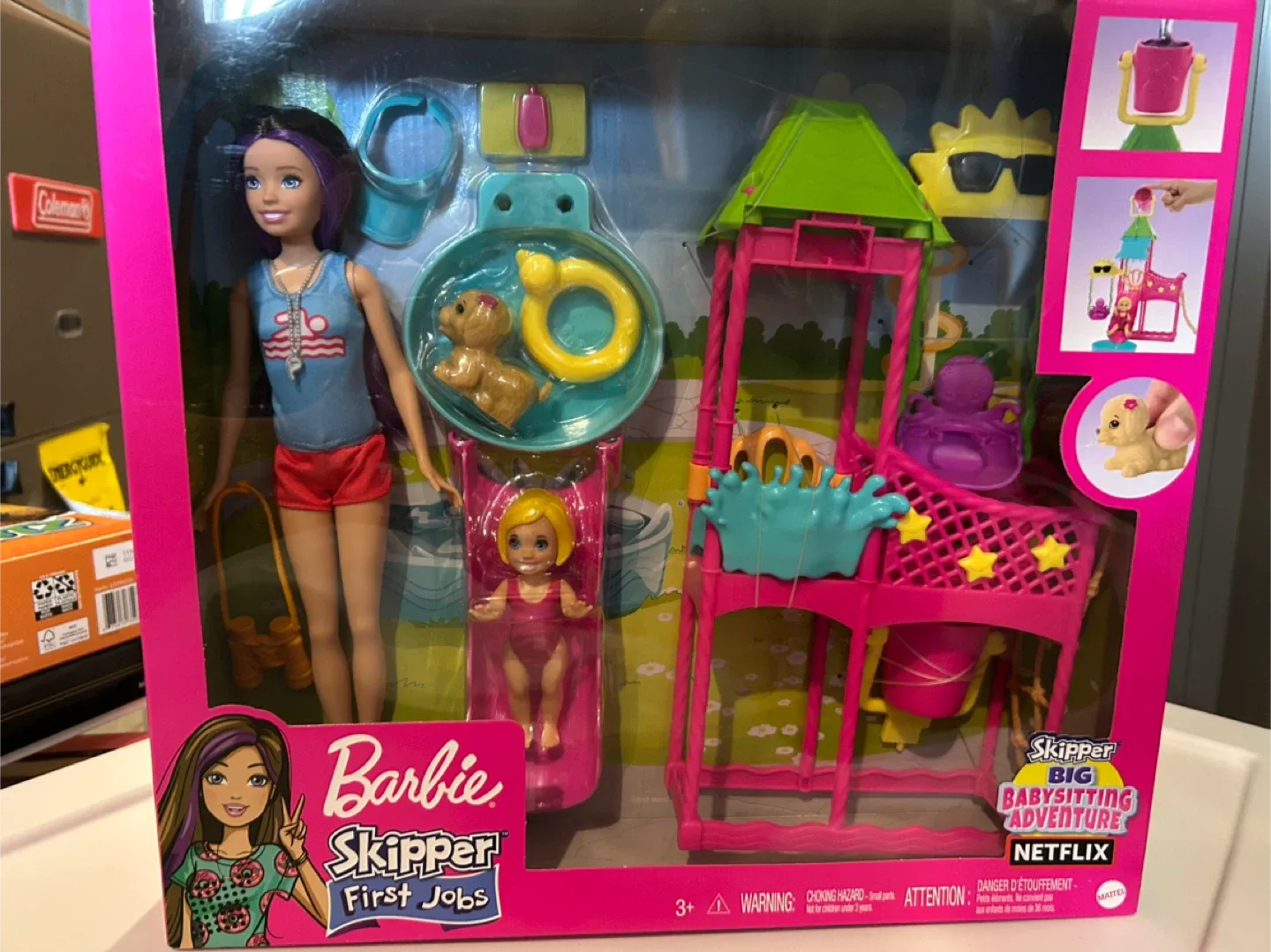 #Cleanout Barbie Skipper waterpark Playset - New