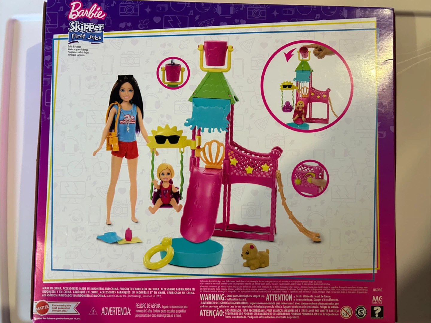 #Cleanout Barbie Skipper waterpark Playset - New - photo 3