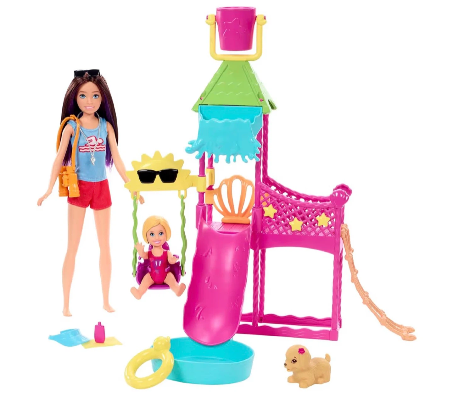 #Cleanout Barbie Skipper waterpark Playset - New - photo 5