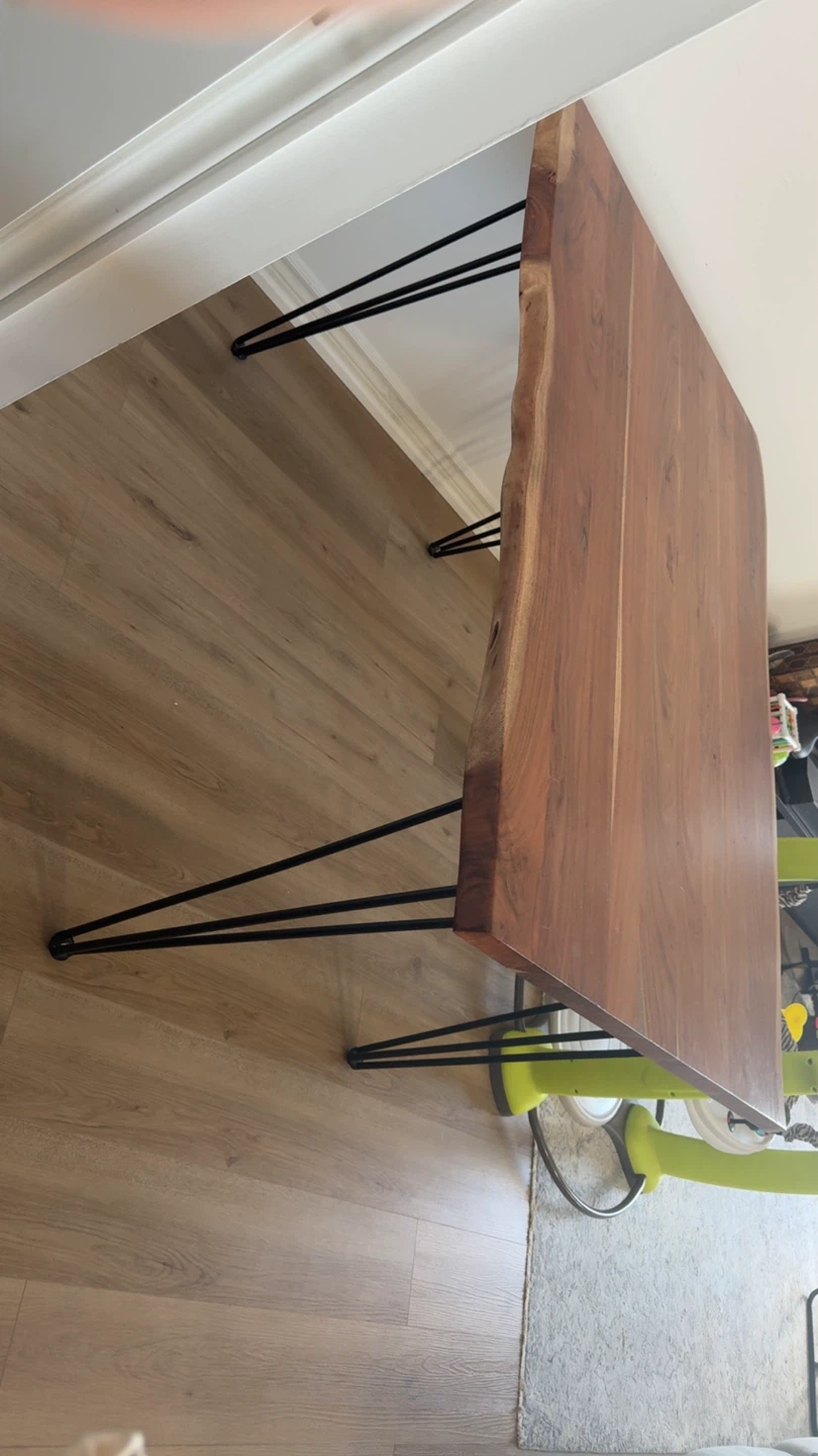 Dining Table with Hairpin Legs 55"x36"