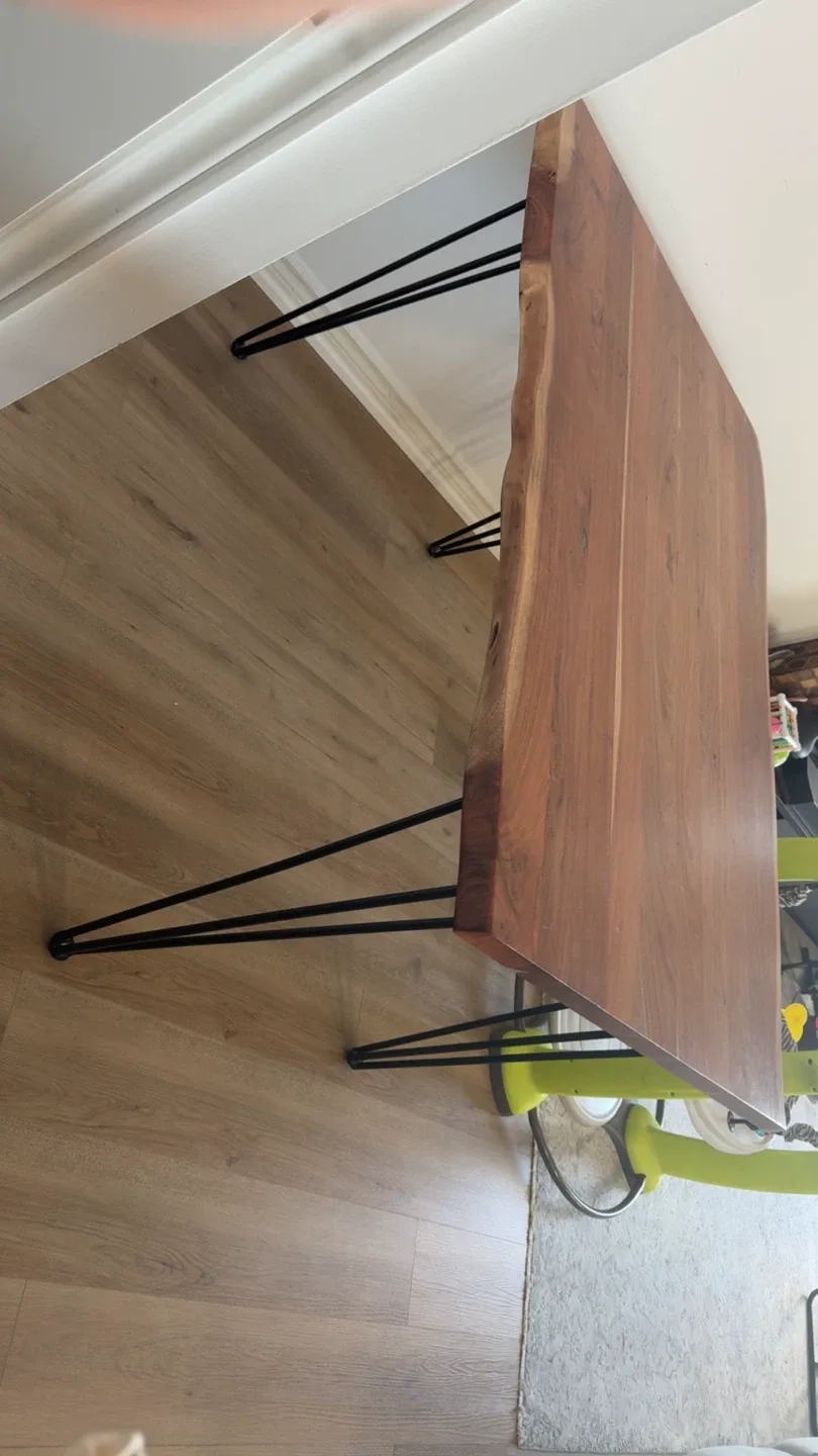 Dining Table with Hairpin Legs 55"x36"