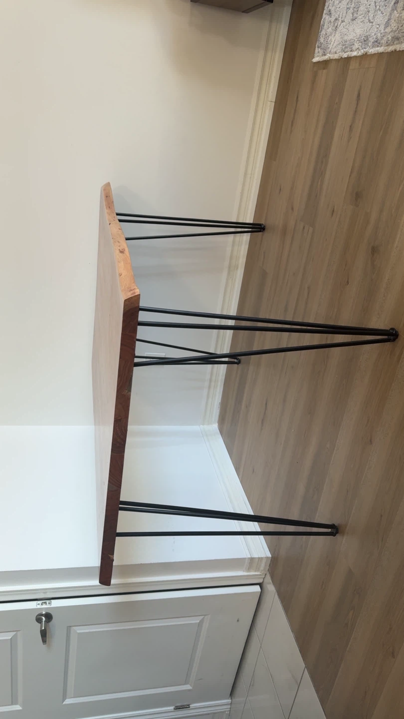 Dining Table with Hairpin Legs 55"x36" - photo 3