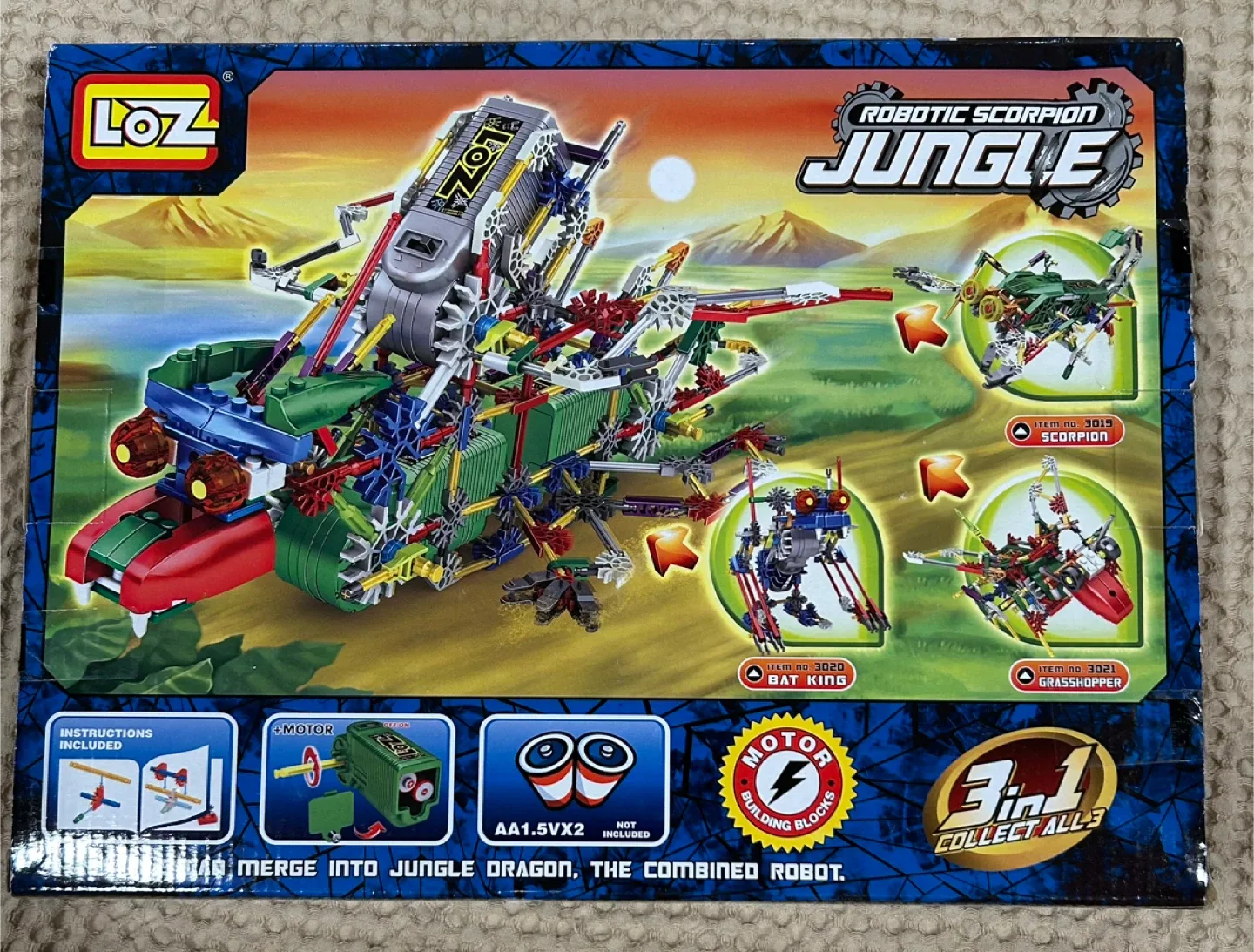LOZ Robotic Scorpion Jungle Building Block Set - New image indicator(2)