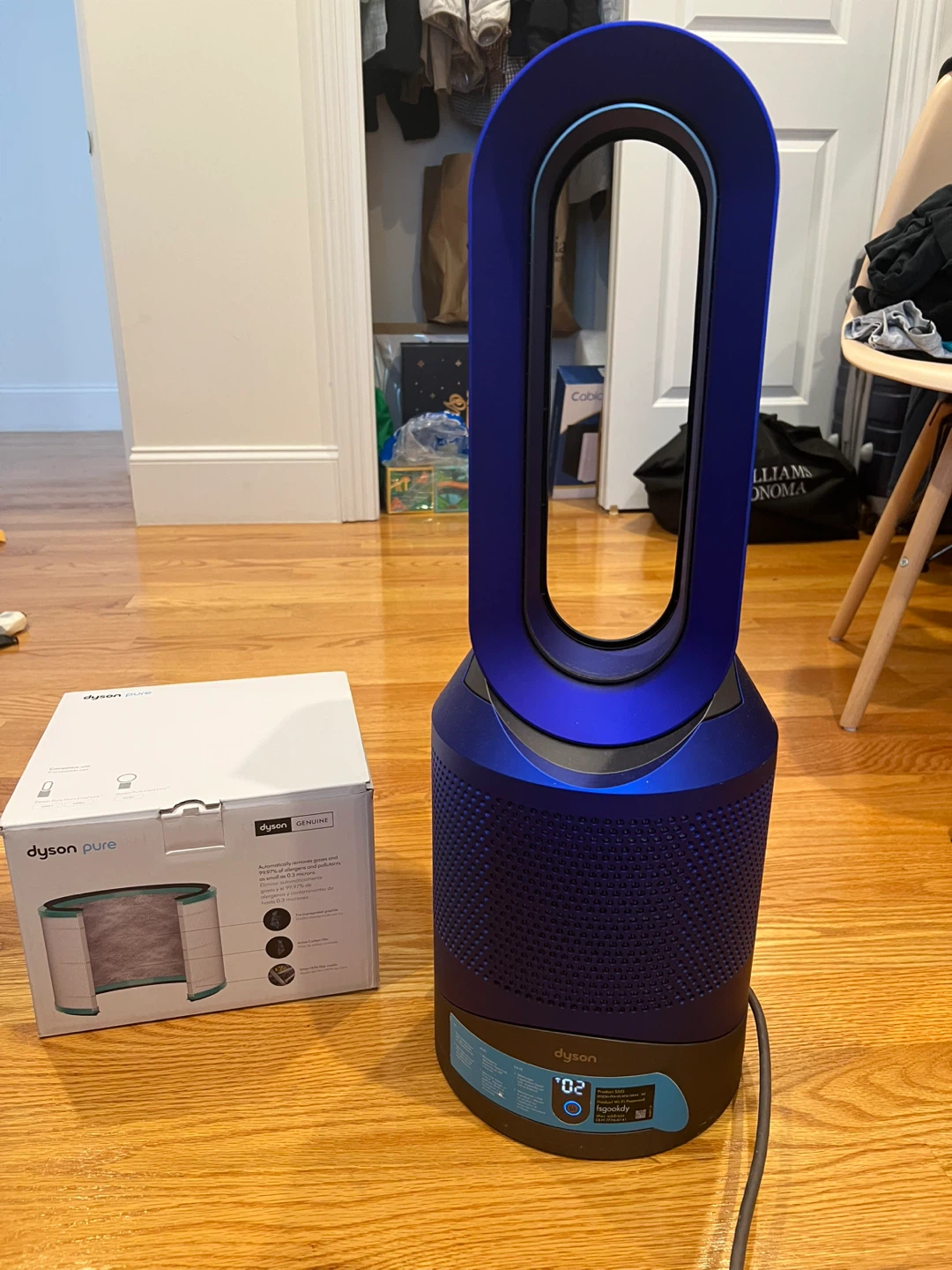 Dyson Pure Hot+Cool purifying heater + fan Blue