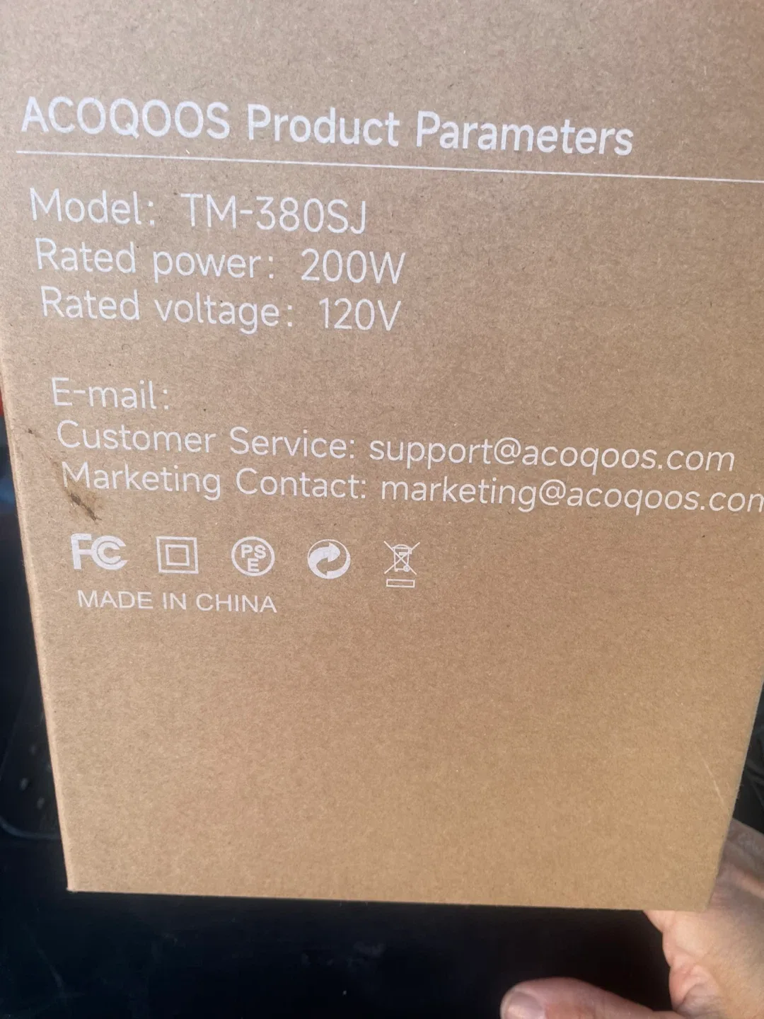 ACOQOOS Slow Juicer - Model TM-380SJ - New in Box! image indicator(2)