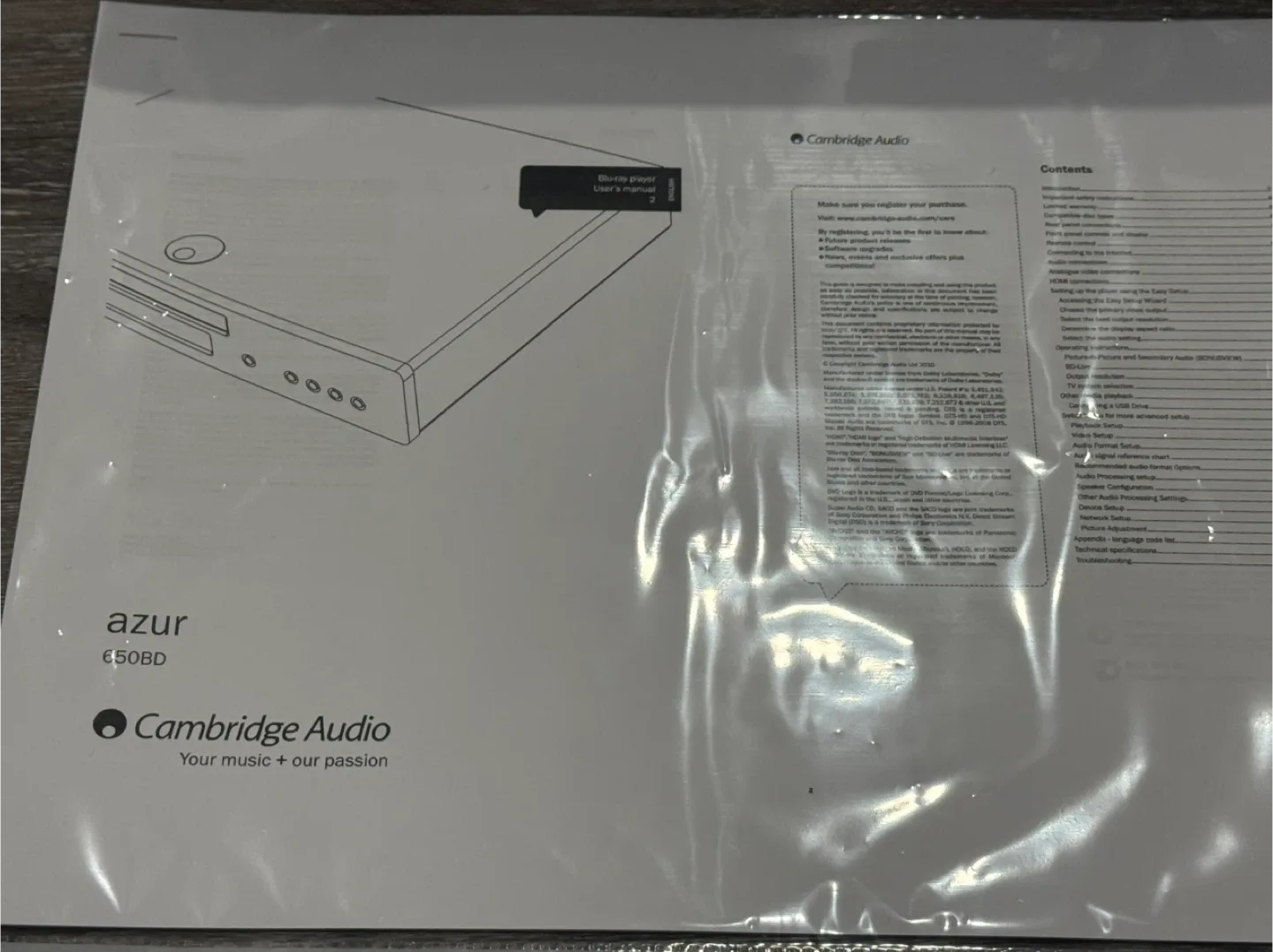 Cambridge Audio Azur 650BD Blu-ray/DVD/CD Disc Player image indicator(2)