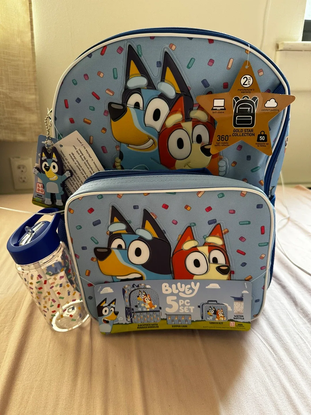 Bluey 5-Piece Backpack Set - New image indicator(3)