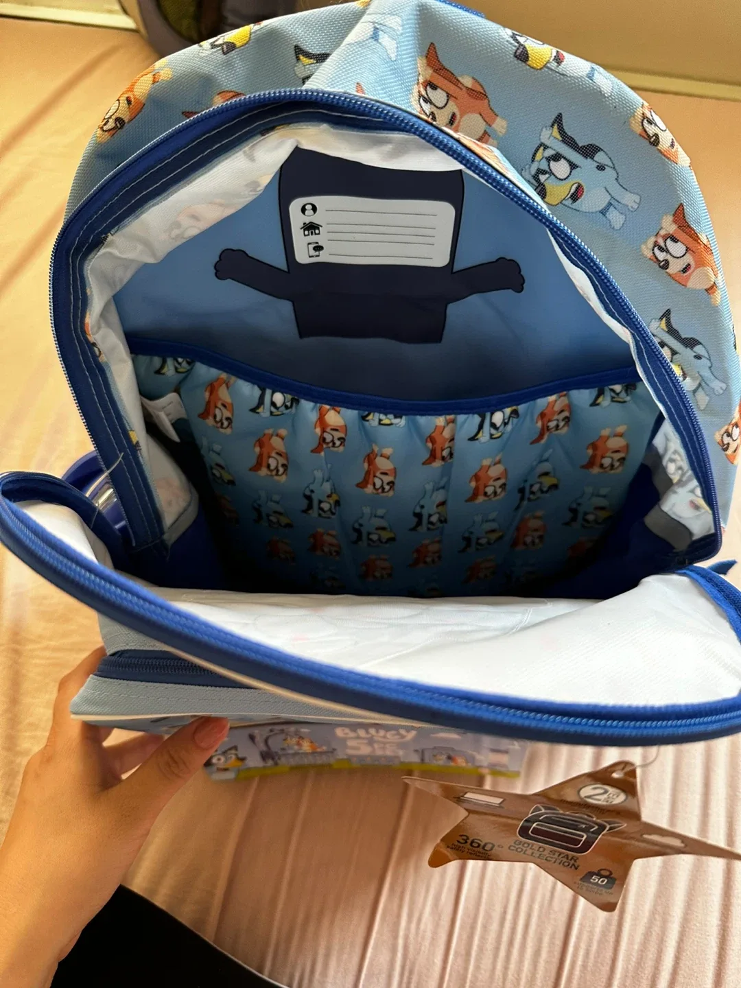 Bluey 5-Piece Backpack Set - New