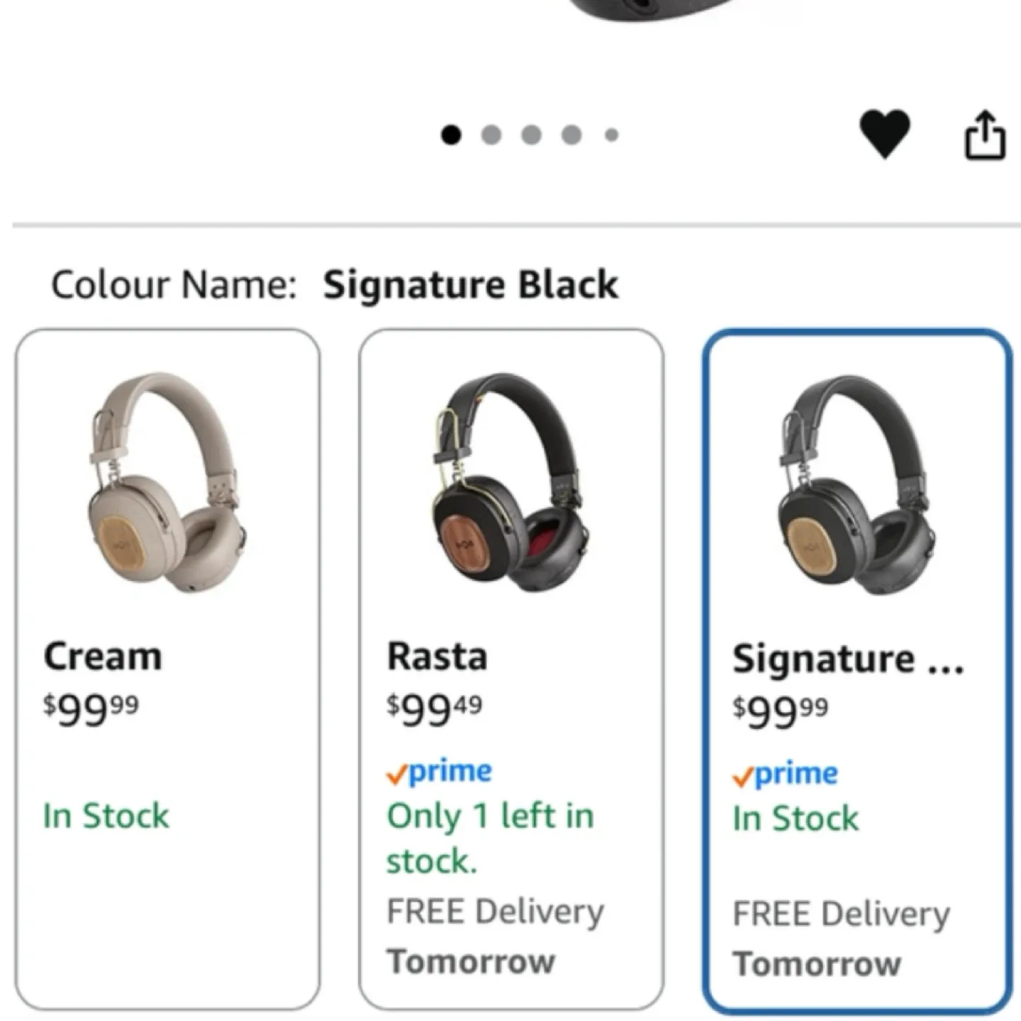 House of Marley Positive Vibration Riddim Headphones image indicator(10)