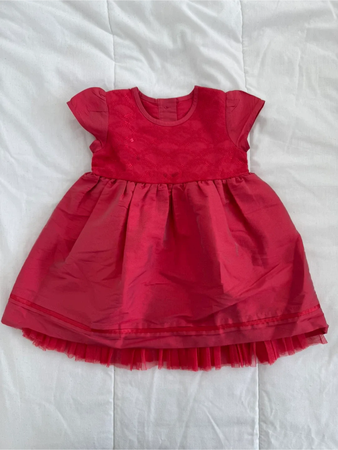 Red Baby Dress - 6-9 Months