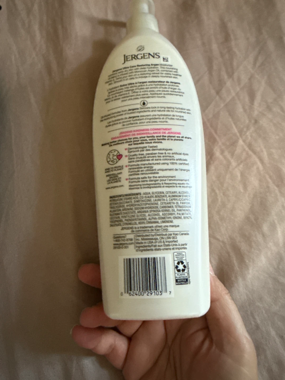 Jergens Ultra Care Restoring Argan Lotion 775mL - photo 3