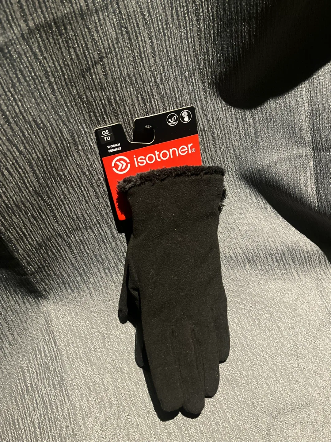 Isotoner Women's Gloves - Black, One Size