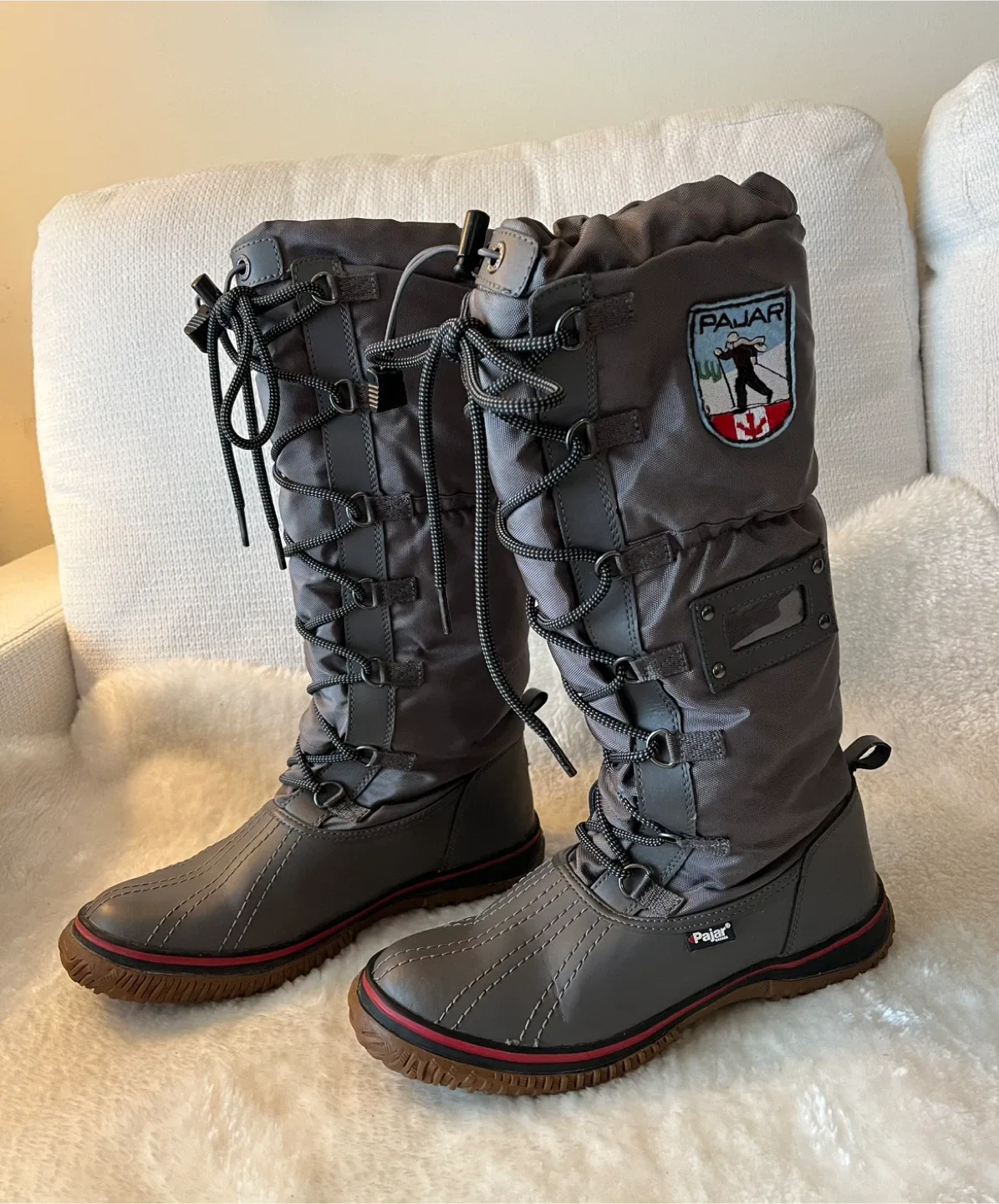 Pajar Winter Snow Boots Women Size 8-8.5 image indicator(10)