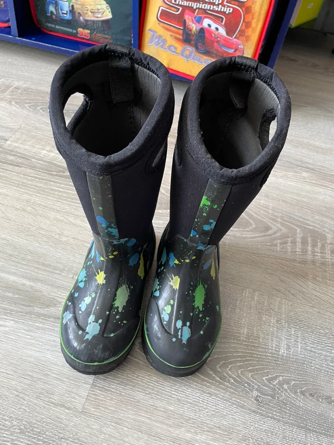 Bogs Paint Splat CLS Kids Boots - Size US 11 image indicator(2)