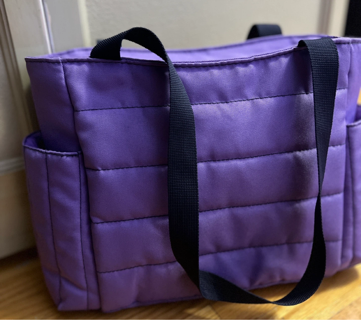BUILT NY Purple Quilted Tote Bag - photo 2