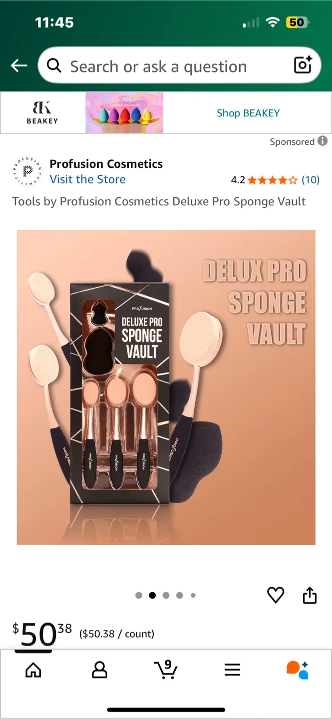 Profusion Cosmetics Deluxe Pro Sponge Vault