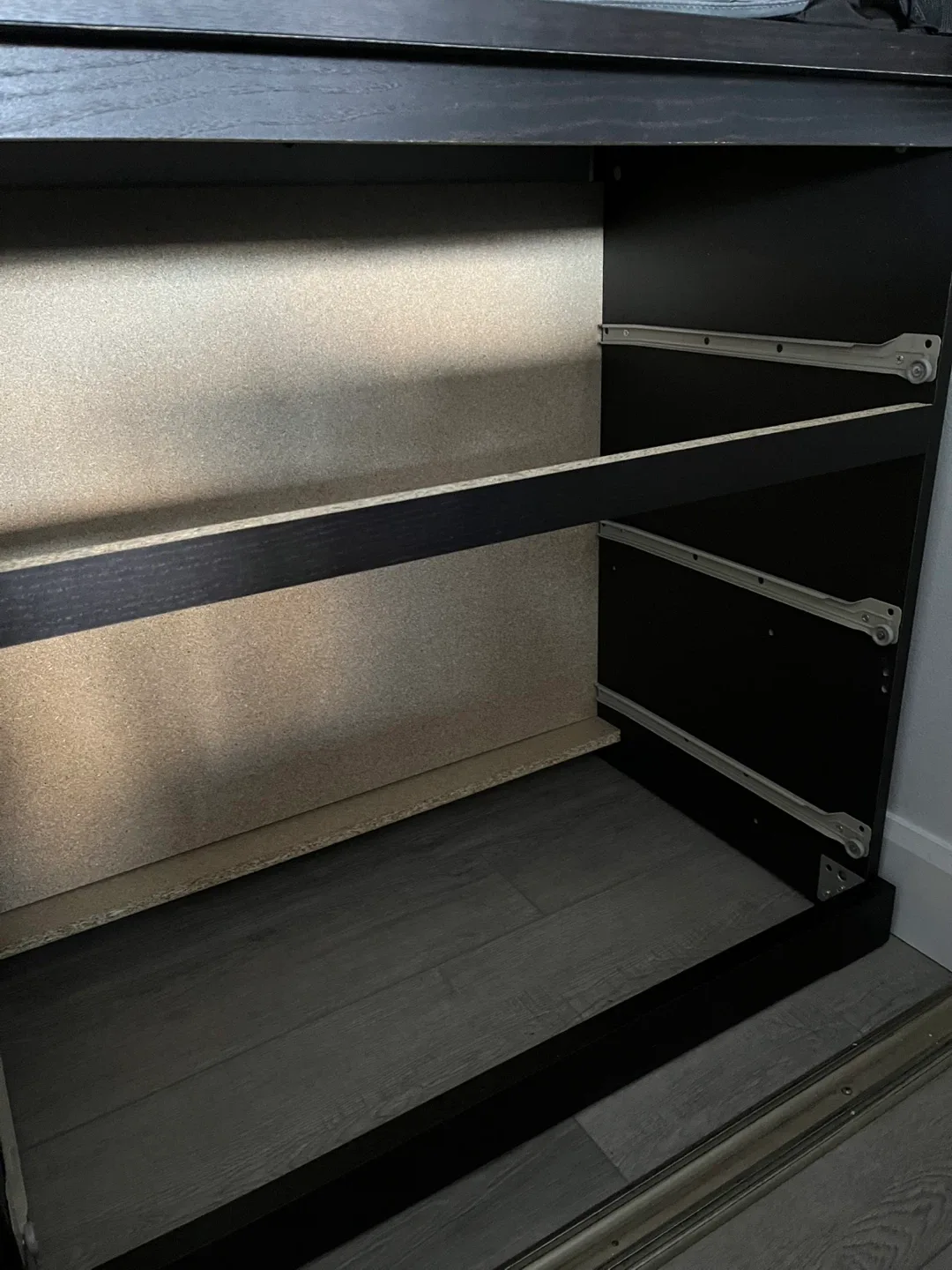 Black 3-Drawer Dresser image indicator(3)