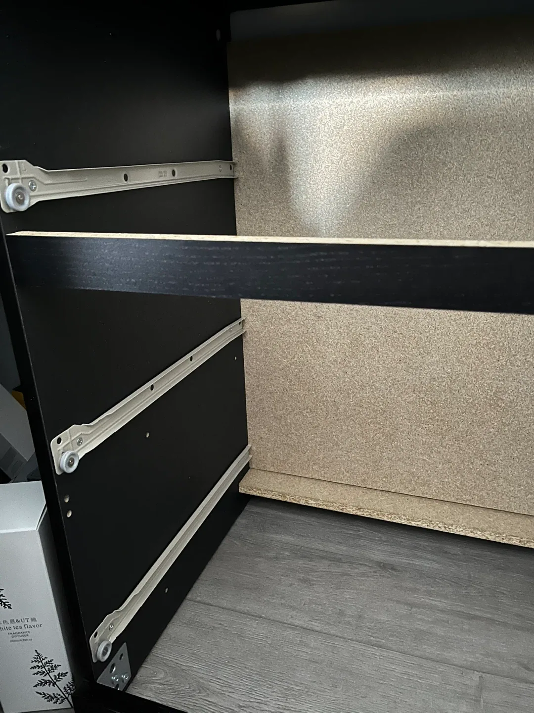 Black 3-Drawer Dresser image indicator(2)