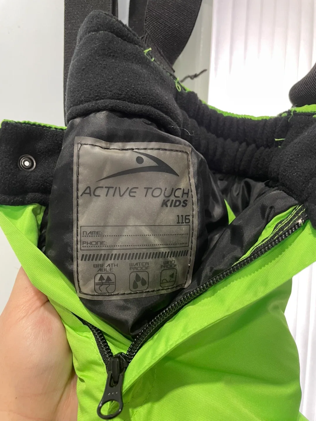 Snow Pants- Active Touch Kids - Green- 3-5T image indicator(3)