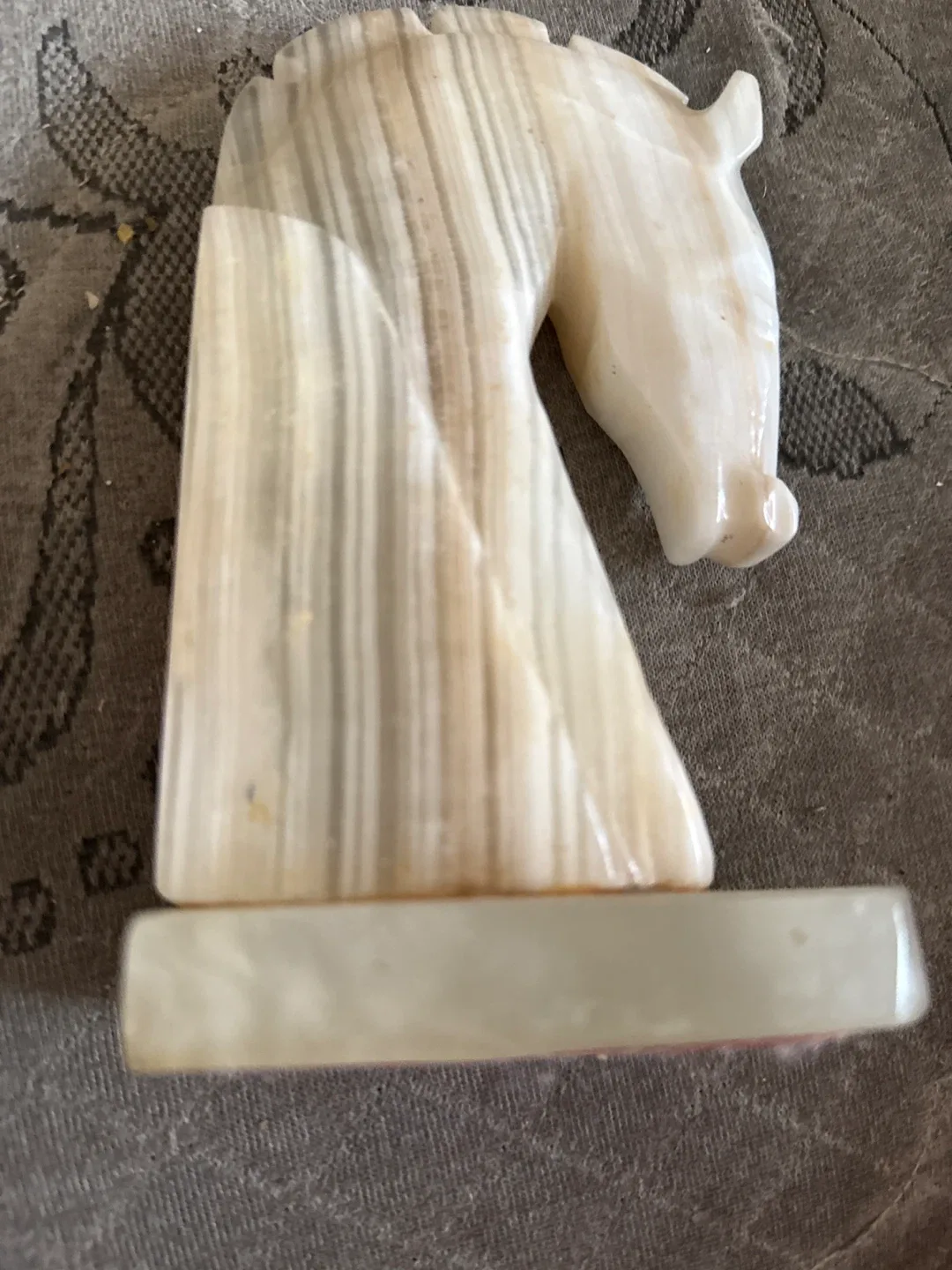 Marble Knight Chess Piece