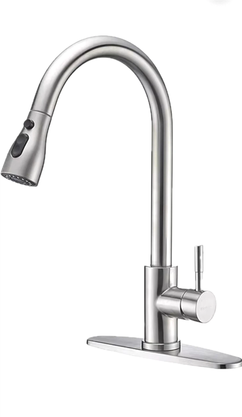 Kitchen Faucet with Pull Down Sprayer