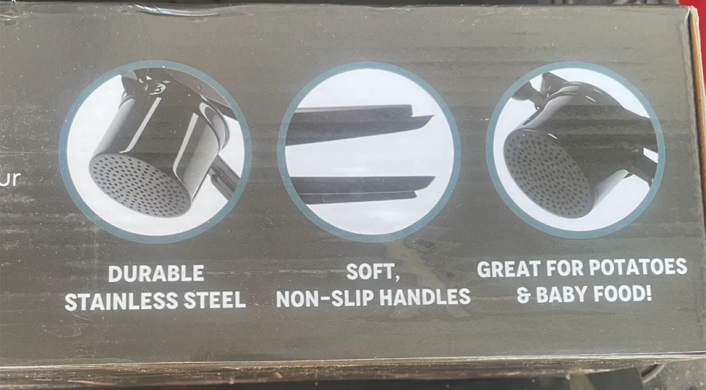 Priority Chef Stainless Steel Potato Ricer - New in Box image indicator(5)