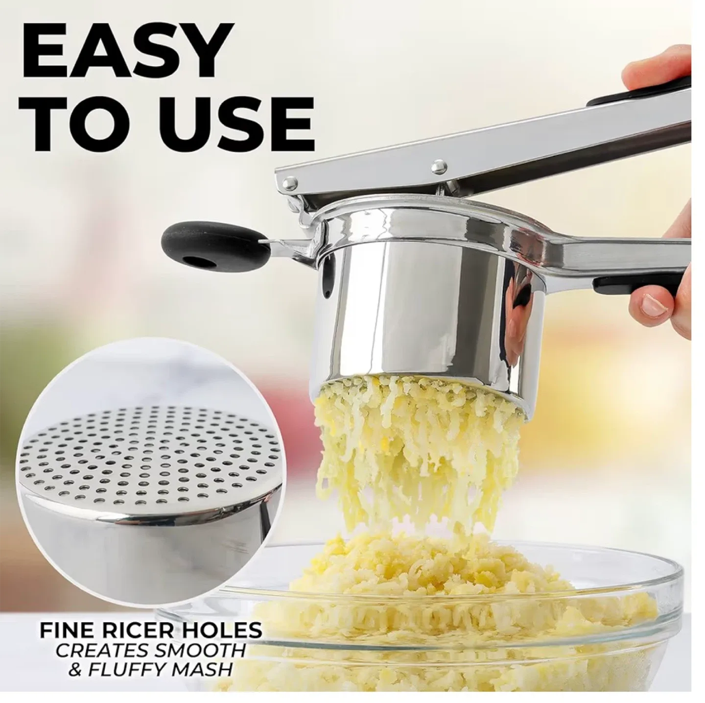 Priority Chef Stainless Steel Potato Ricer - New in Box image indicator(3)