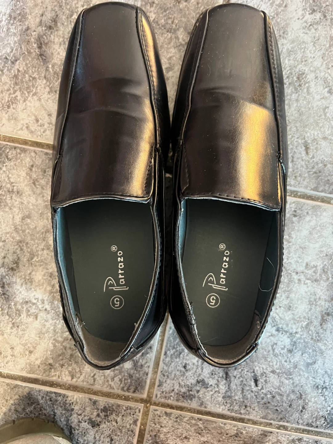 Parrazo Black Dress Shoes Size 5 - photo 4
