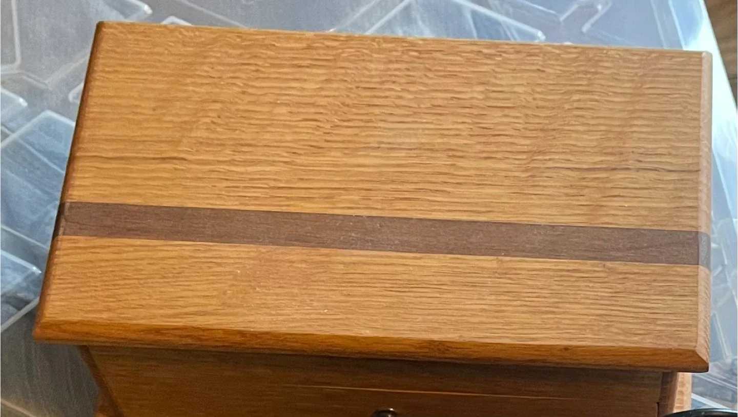 Wooden Jewelry Box with Drawer image indicator(2)