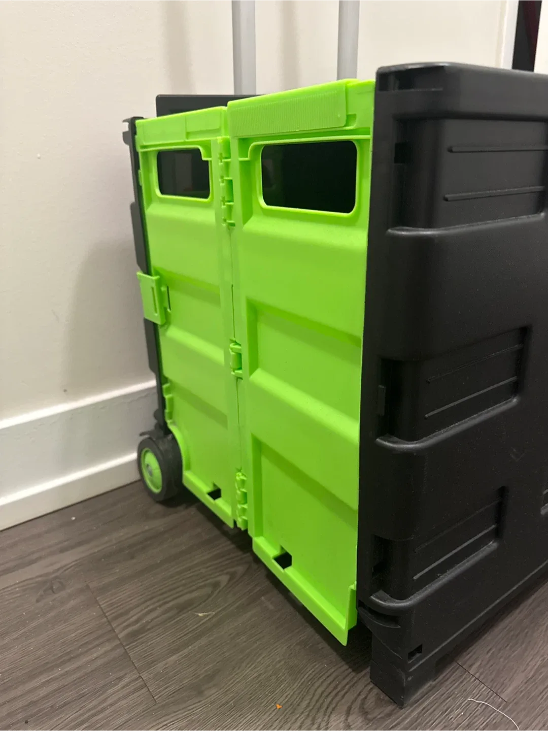 #cleanout Collapsible Rolling Crate Cart image indicator(3)