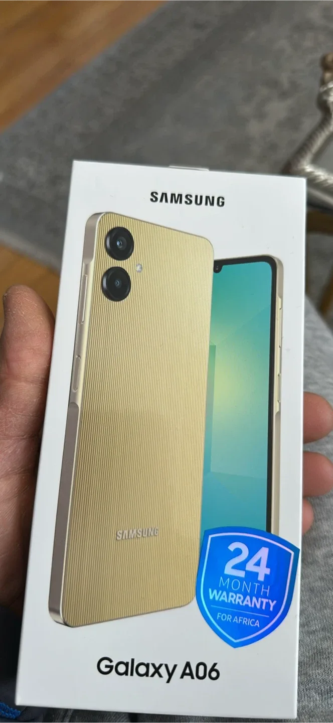 New Samsung Galaxy A06 Gold with Warranty