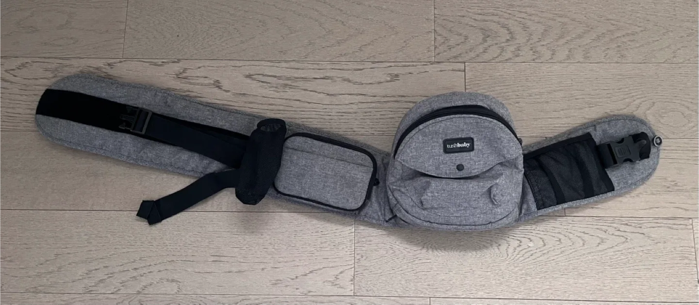 Tushbaby Hip Carrier for Babies & Toddlers: Grey image indicator(8)