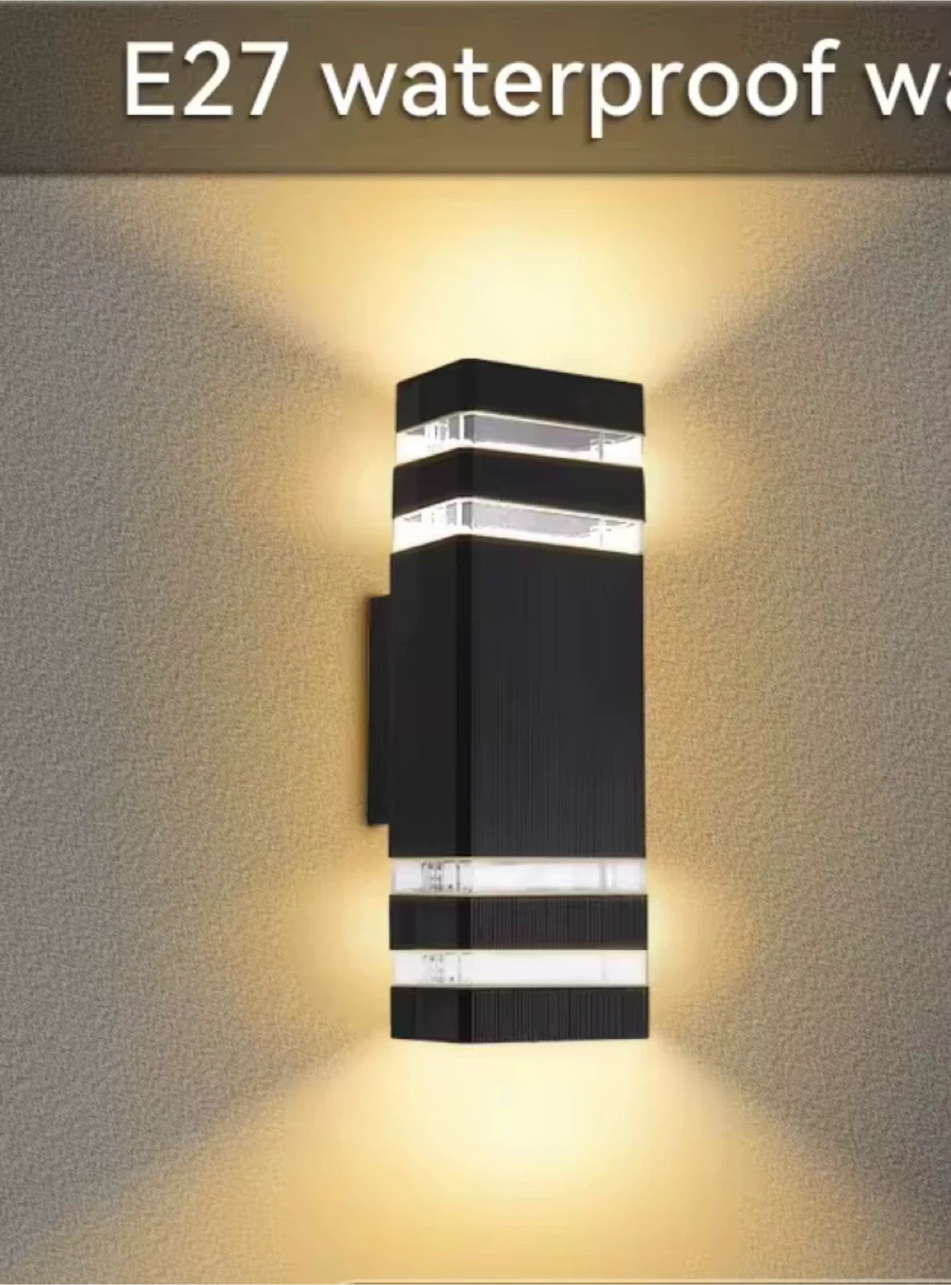 Outdoor LED Wall Lights (Set of 2)
