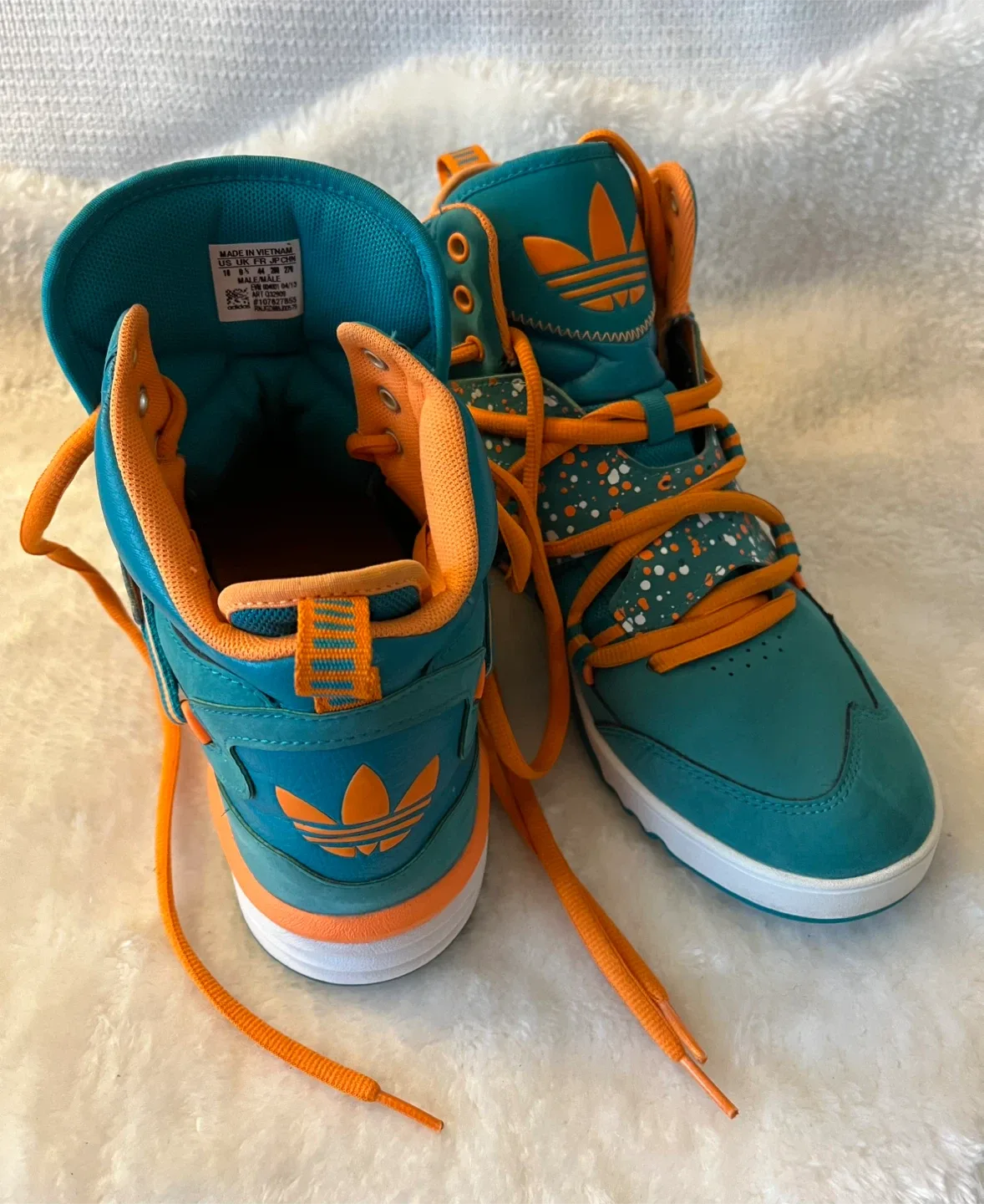 Adidas High Top Basketball Sneakers Men Size 10