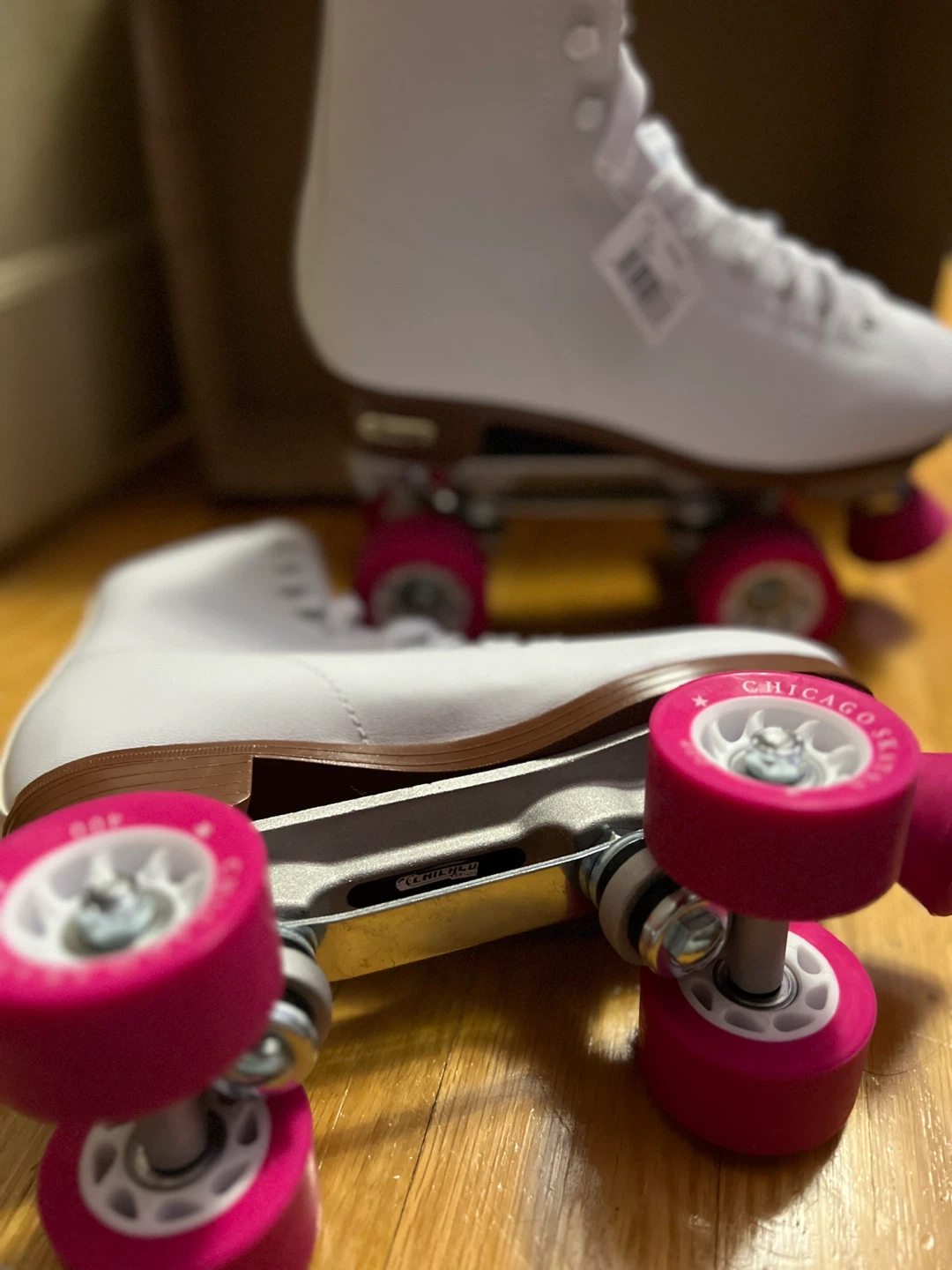 Chicago Skates Ladies White Roller Skates - Size 8 - photo 4