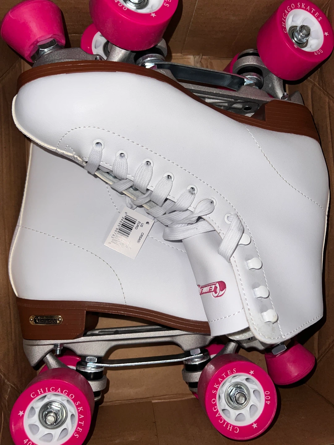 Chicago Skates Ladies White Roller Skates - Size 8 - photo 2