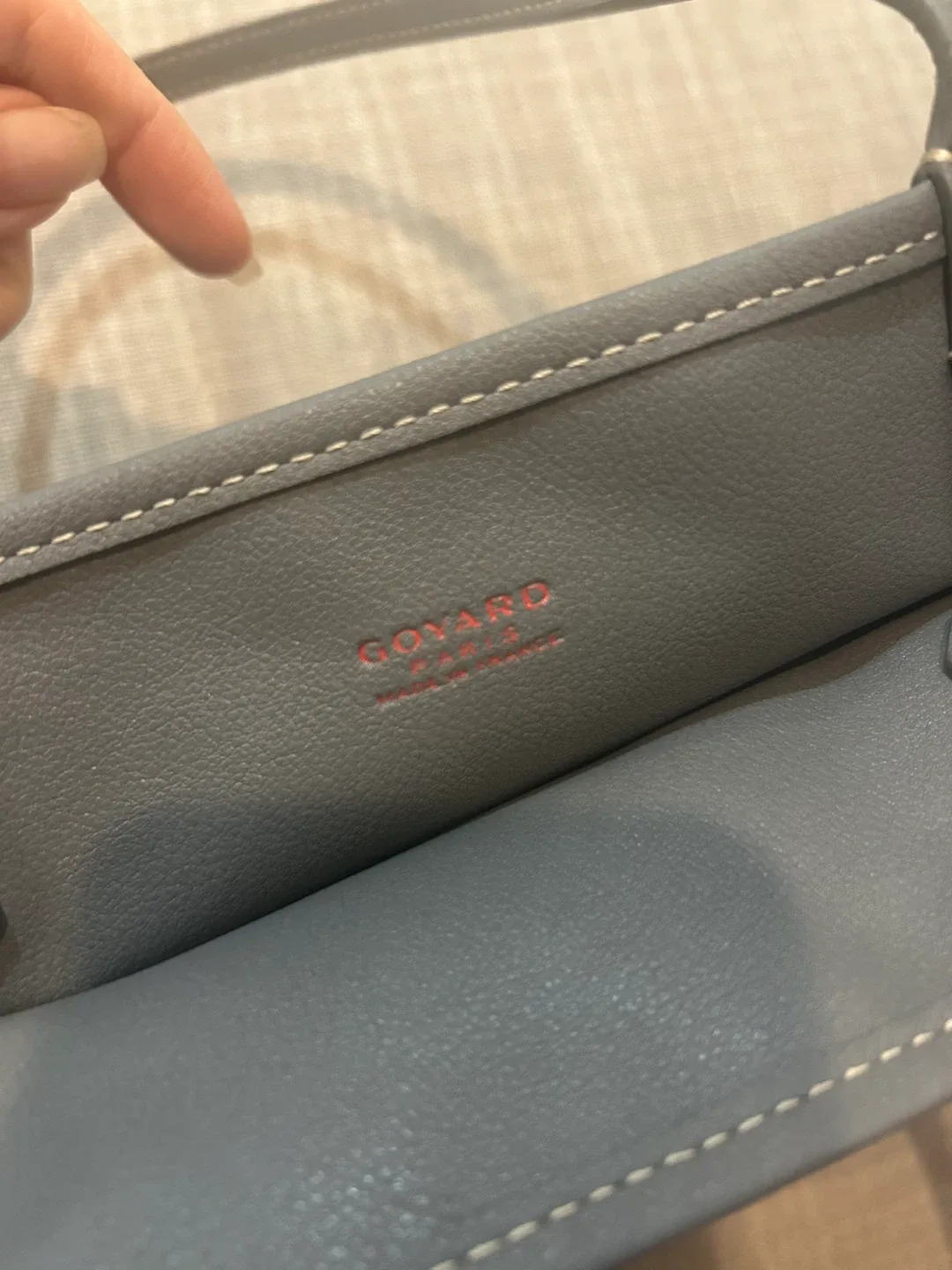 Goyardine Reversible Anjou Mini Gray image indicator(4)