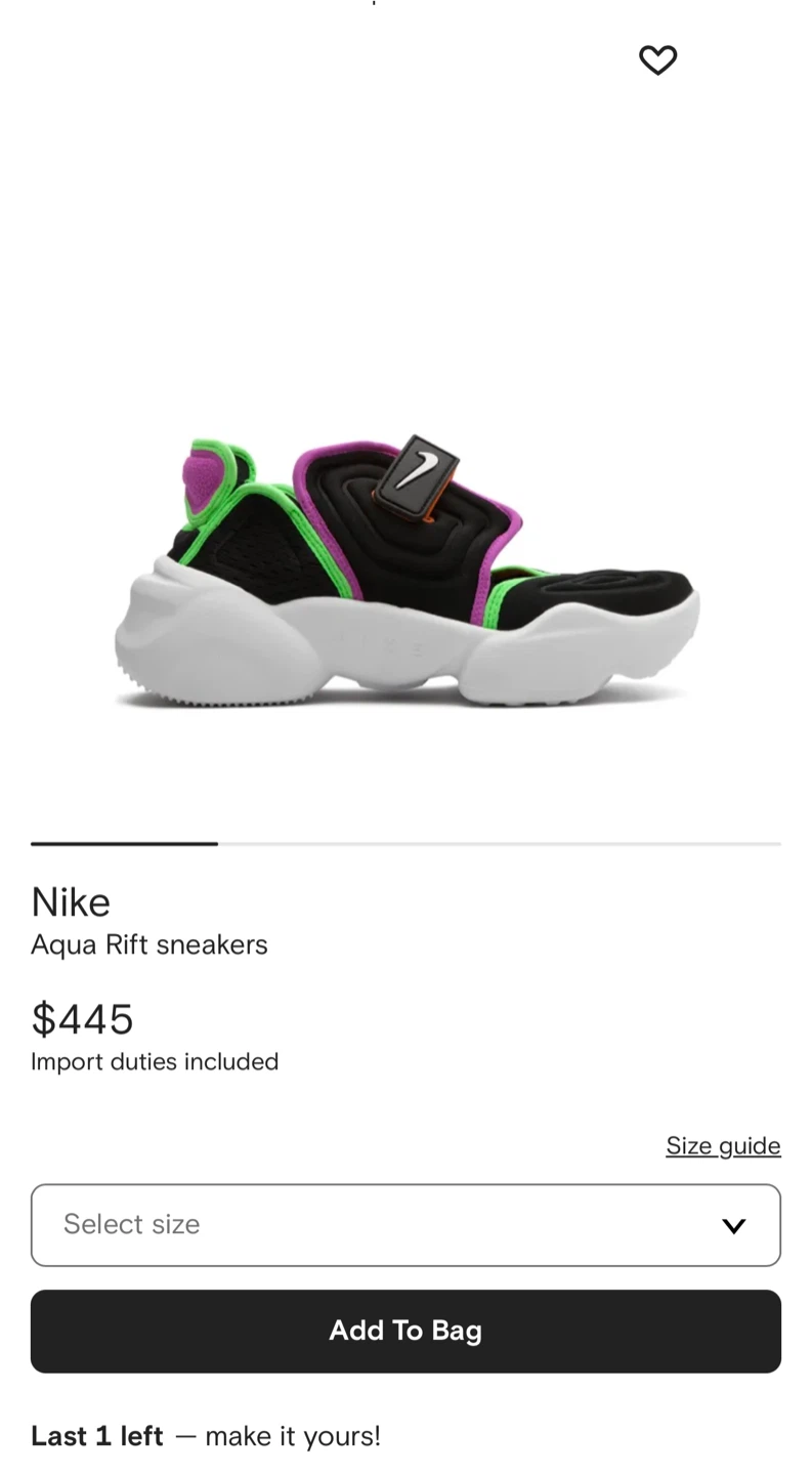 Nike Aqua Rift Sneakers - photo 5